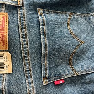Levi's 314 shaping straight blue jeans